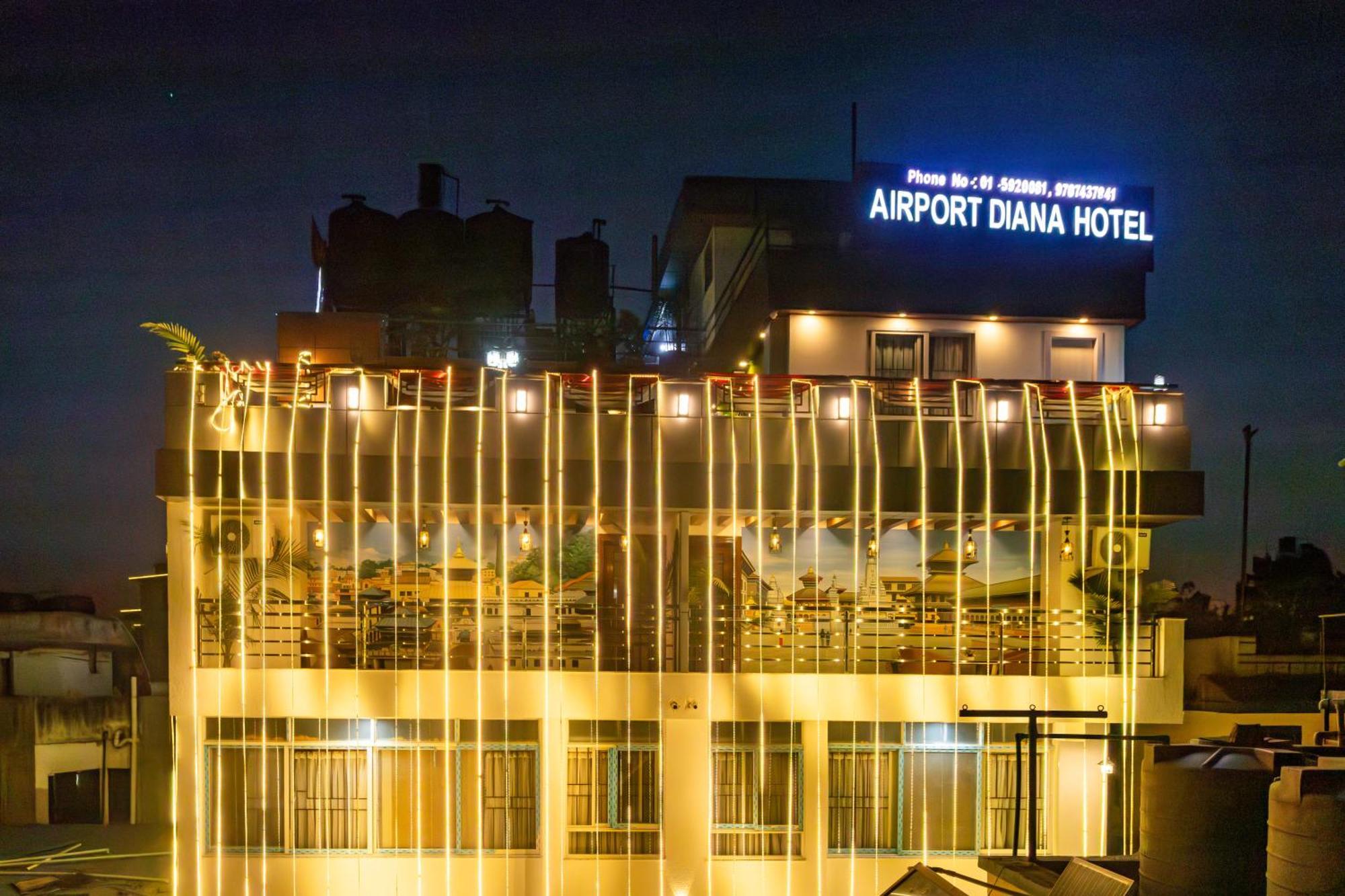 Airport Diana Hotel Катманду Экстерьер фото